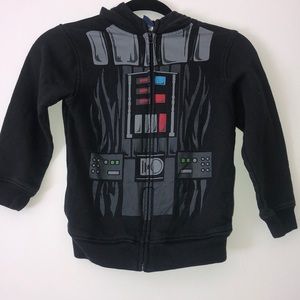 Star Wars Sweatshirt with mesh mask Size 7